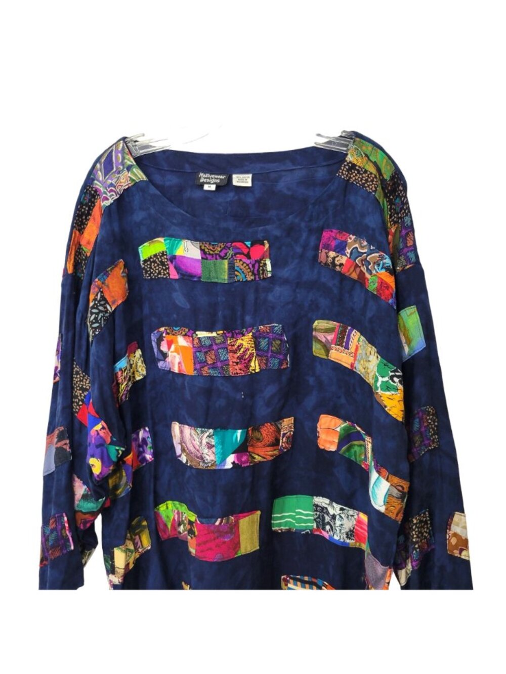 Art To Wear Patchwork Rayon Tunic Native Wear Designs - Picture 2 of 6